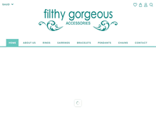 Tablet Screenshot of filthygorgeous.com.au